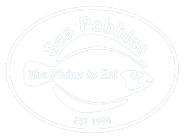 Sea Pebbles, The Plaice to Eat, established 1990